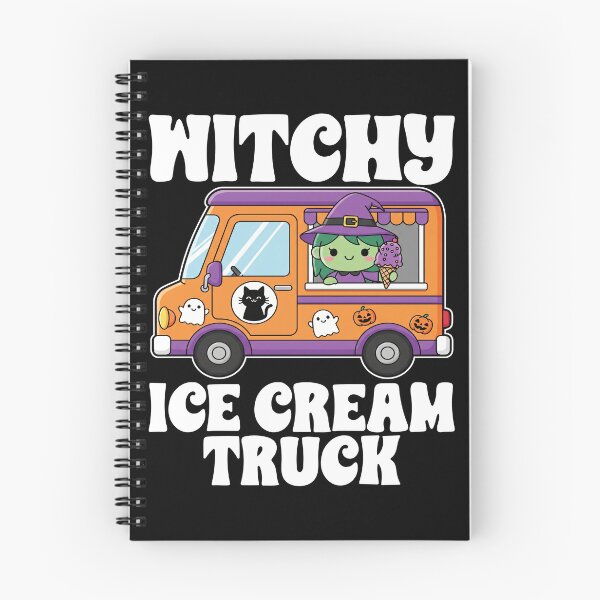 Item preview, WITCHY ICE CREAM TRUCK - WITCH HALLOWEEN designed and sold by KEF Custom.