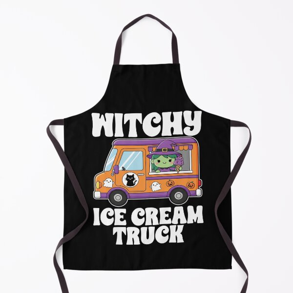 Item preview, WITCHY ICE CREAM TRUCK - WITCH HALLOWEEN designed and sold by KEF Custom.