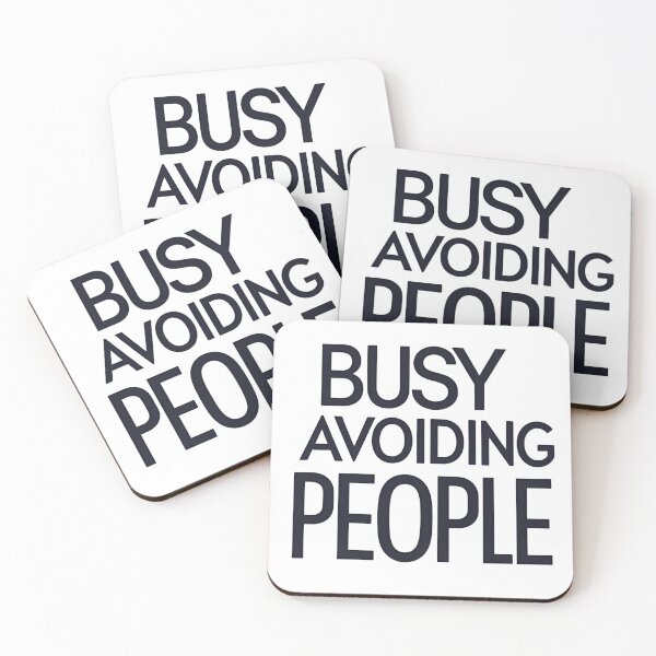 Item preview, Busy avoiding people designed and sold by whatthefoxsays.