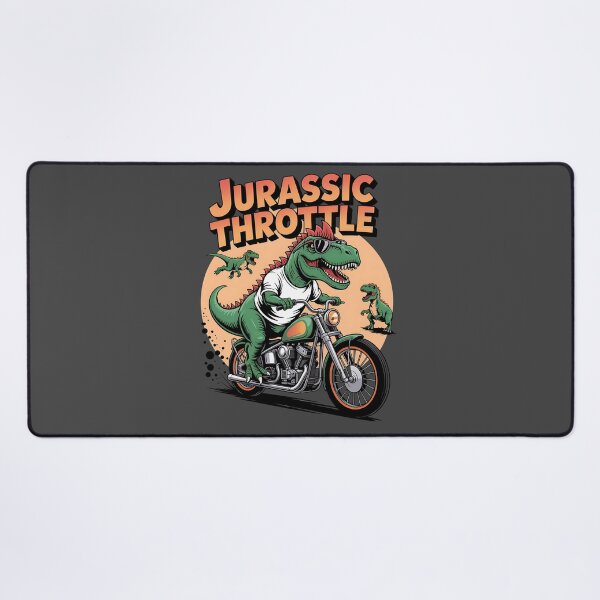 Item preview, Jurassic throttle - Dino motorbike - Road Dino - I love dino - Dino biker - Dino Rebel - Dino Punk - Dino rock designed and sold by JansenGS.