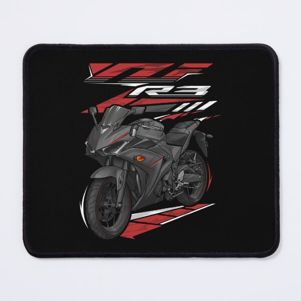 Item preview, Yamaha YZF-R3 2018 (Raven) for Motorcycle Riders designed and sold by MotoApparelHub.