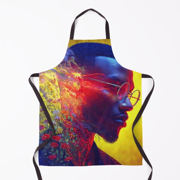 Item preview, “Cosmic Ascension: Afrofuturist Galaxy Man” designed and sold by Blackcanvas444.