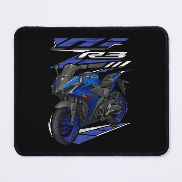 Item preview, Yamaha YZF-R3 2018 (Team Yamaha Blue) for Motorcycle Riders designed and sold by MotoApparelHub.