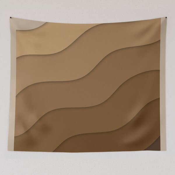 Item preview, Abstract Earthy Browns Wave Pattern designed and sold by LOVE, AMY.