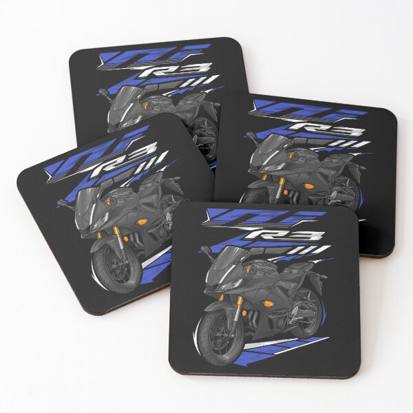 Item preview, Yamaha YZF-R3 2019 (Matte Black) for Motorcycle Riders designed and sold by MotoApparelHub.