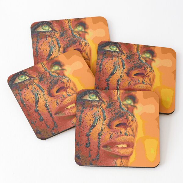 Item preview, Sand and Oil – Afrofuturist Portrait Series designed and sold by Blackcanvas444.