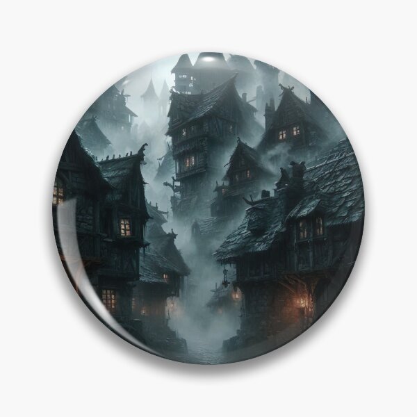 Item preview, The Haunted Village designed and sold by FrkiArt.