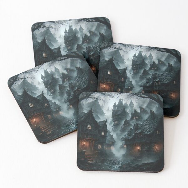 Item preview, The Haunted Village designed and sold by FrkiArt.