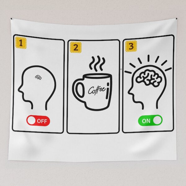 Item preview, Feeling Bird-Brained Without Coffee? designed and sold by dadnladdesigns.