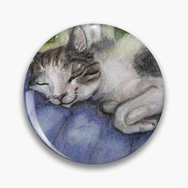 Item preview, Sleepy kitten designed and sold by SpiralPhoenix.