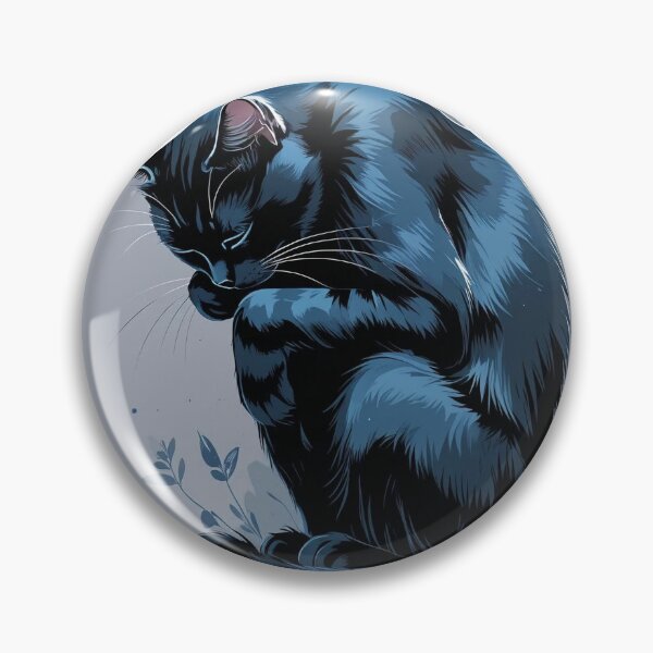 Artikelvorschau, Eine einsame schwarze Katze, die aussieht, als wäre sie dazu verurteilt, als dekorativer Vasenumriss zu leben. entworfen und verkauft von AddyTae.