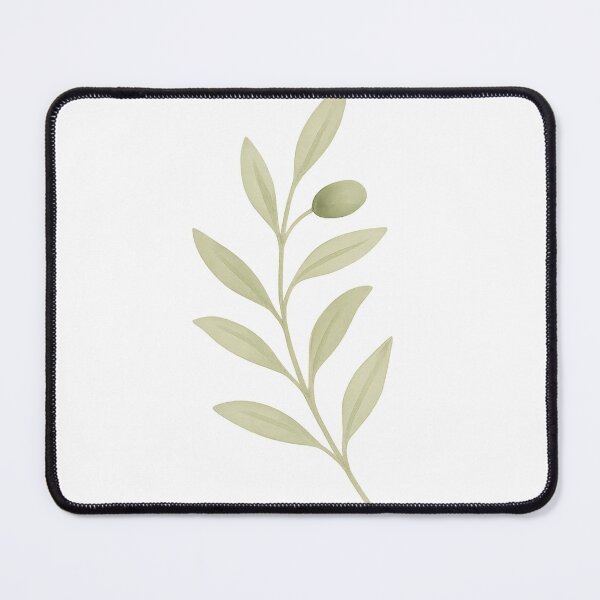 Item preview, Olive Branch Peace – Minimalist Green Olive Watercolor Branch designed and sold by Bloom & Charm Studio.