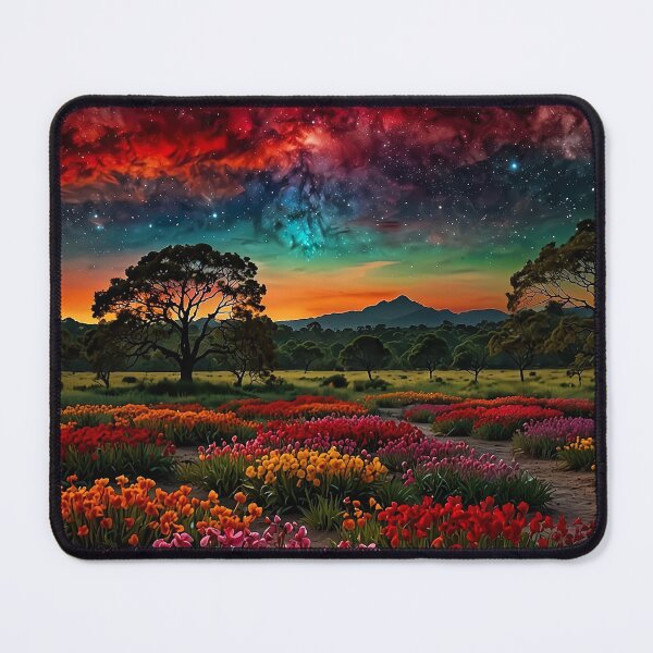 Item preview, Cosmic tulip field designed and sold by PixelParadies.