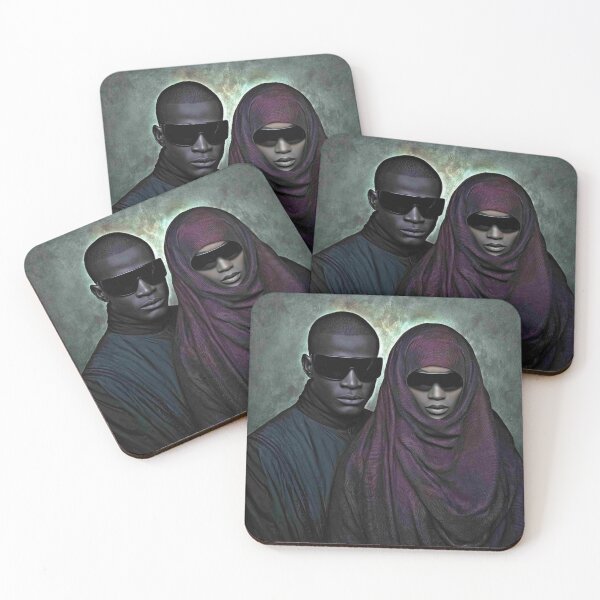 Item preview, “Shades of Power: Afrocentric Duo” designed and sold by Blackcanvas444.