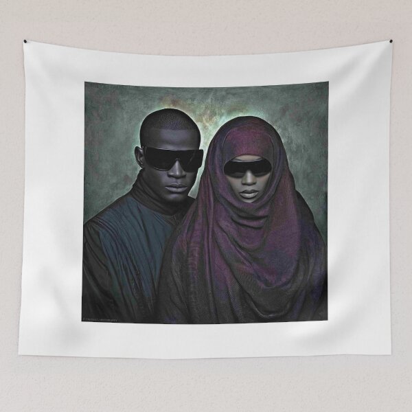 Item preview, “Shades of Power: Afrocentric Duo” designed and sold by Blackcanvas444.