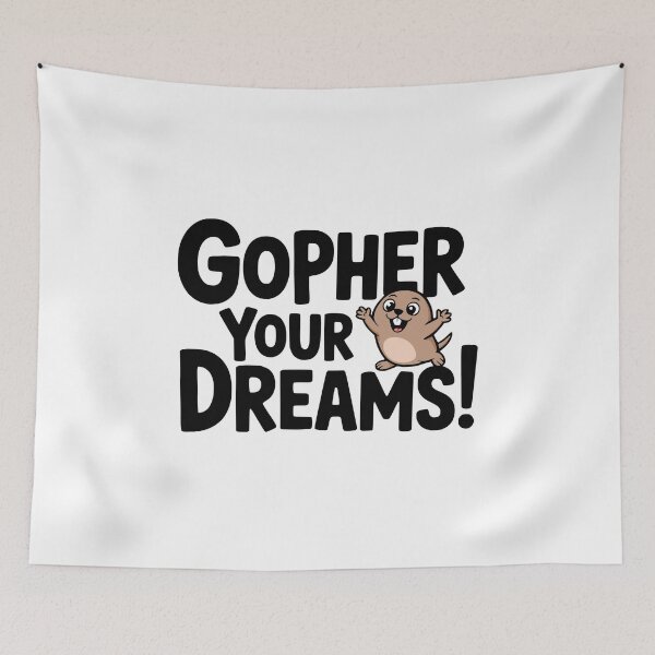 Item preview, Gopher Your Dreams! Cute Bee Pun designed and sold by PMCreative.