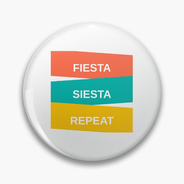 Item preview, Fiesta Siesta Repeat – Bold Color Block Party Design designed and sold by dadnladdesigns.