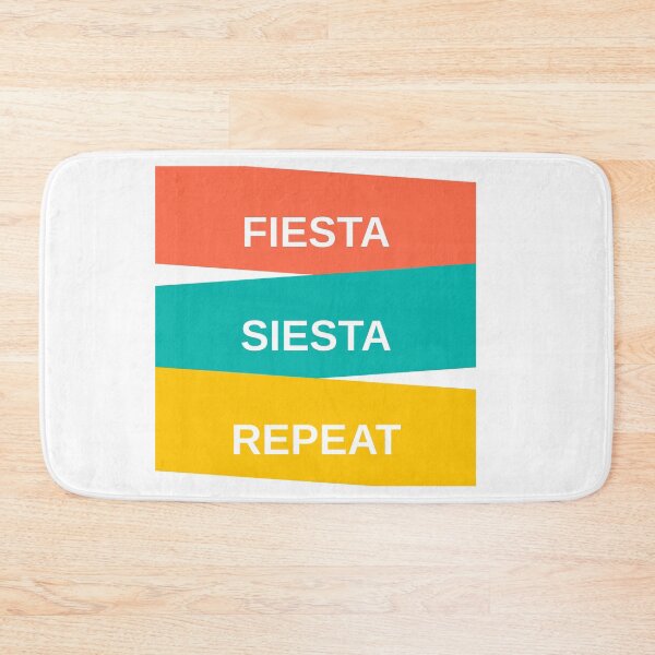 Item preview, Fiesta Siesta Repeat – Bold Color Block Party Design designed and sold by dadnladdesigns.