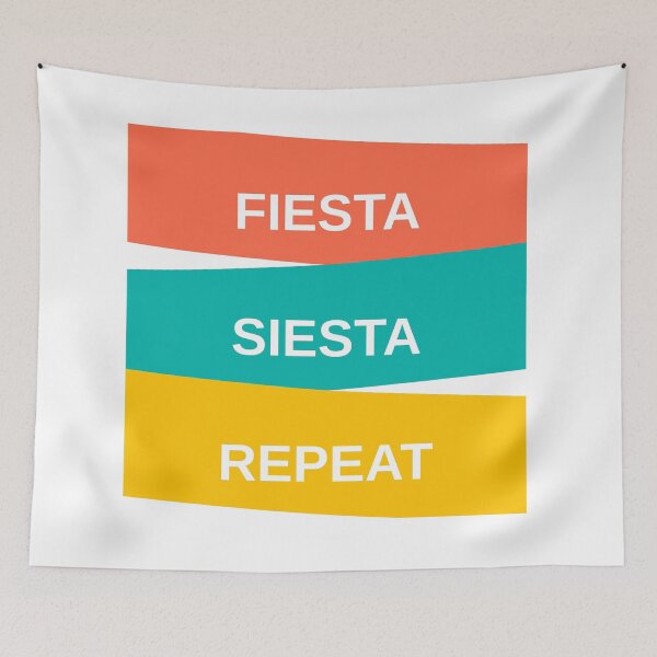 Item preview, Fiesta Siesta Repeat – Bold Color Block Party Design designed and sold by dadnladdesigns.
