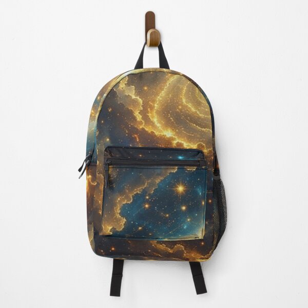 Item preview, Golden Spiral Galaxy – Majestic Cosmic Starfield Art by NegarTv Designs designed and sold by NegarTv Designs.