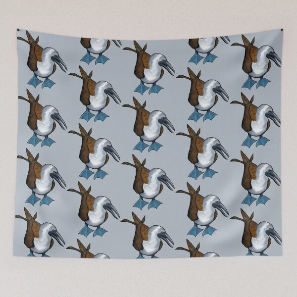 Item preview, Blue-Footed Booby Bird, Illustration, Wildlife, Art, Marine Bird designed and sold by JoyfulWhimsy.