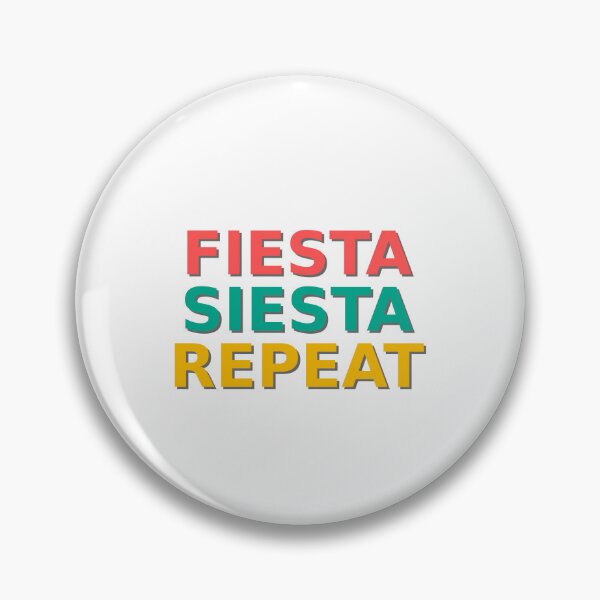 Item preview, Fiesta Siesta Repeat – Minimal Party Quote Design designed and sold by dadnladdesigns.