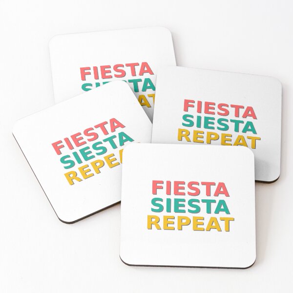 Item preview, Fiesta Siesta Repeat – Minimal Party Quote Design designed and sold by dadnladdesigns.