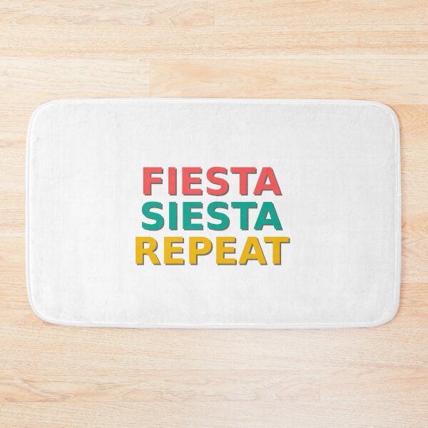 Item preview, Fiesta Siesta Repeat – Minimal Party Quote Design designed and sold by dadnladdesigns.