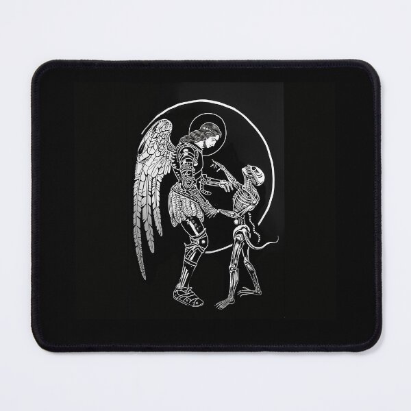 Item preview, Archangel Michael & Alien: A Medieval Dance designed and sold by Mystikos Art.
