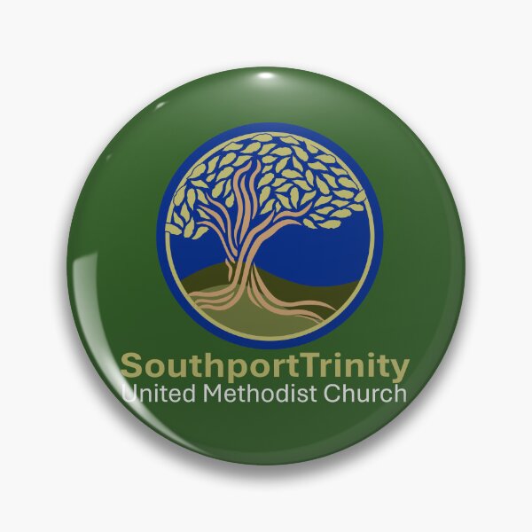 Item preview, TUMC vertical logo for DARK Colors RS designed and sold by SouthportTrinityUMC.