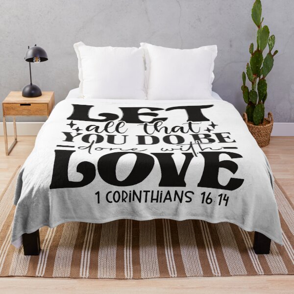 Item preview, Let all that you do be done with love 1Corinthians 16:14 designed and sold by Christian Apparel, Decor and More.