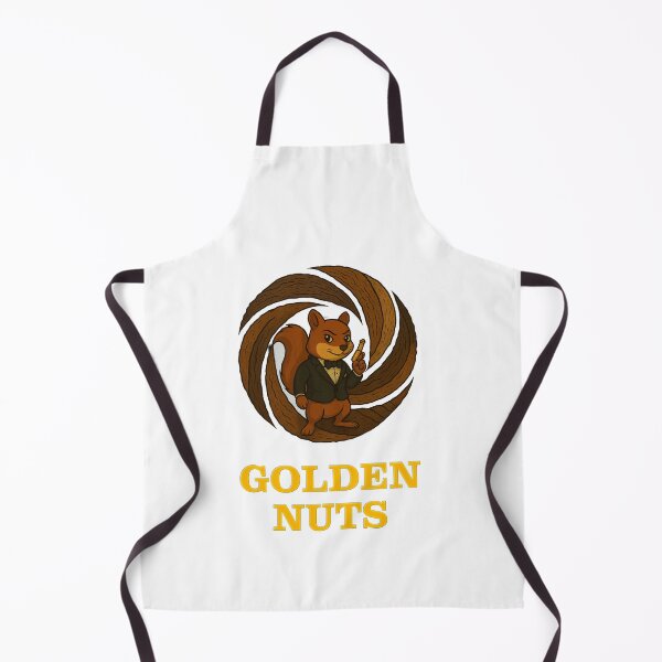 Item preview, Golden Nuts – Spy Squirrel Parody designed and sold by SecretSquirrellDesigns.