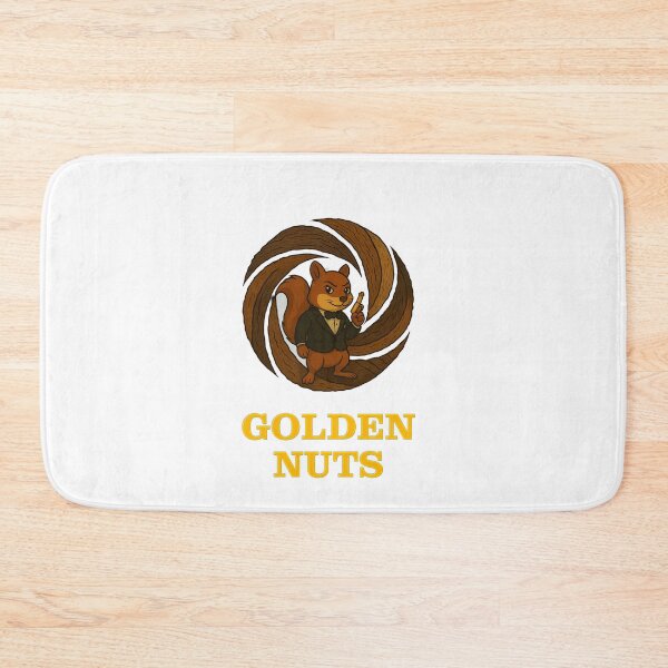 Item preview, Golden Nuts – Spy Squirrel Parody designed and sold by SecretSquirrellDesigns.