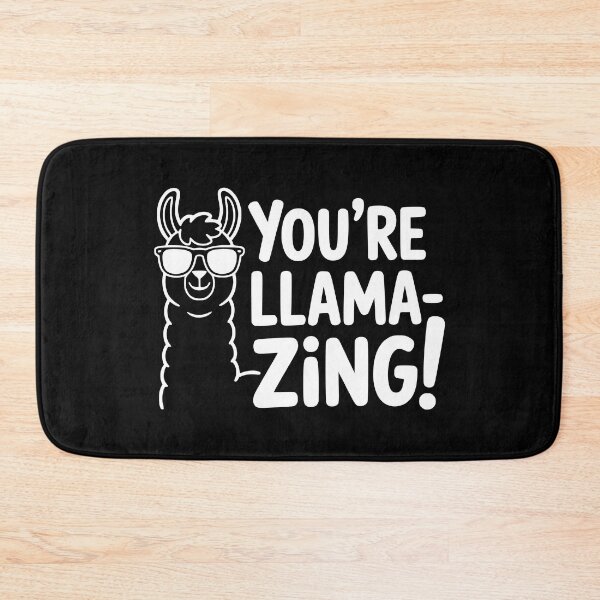 Item preview, You're llamazing! Funny Llama Pun designed and sold by PMCreative.