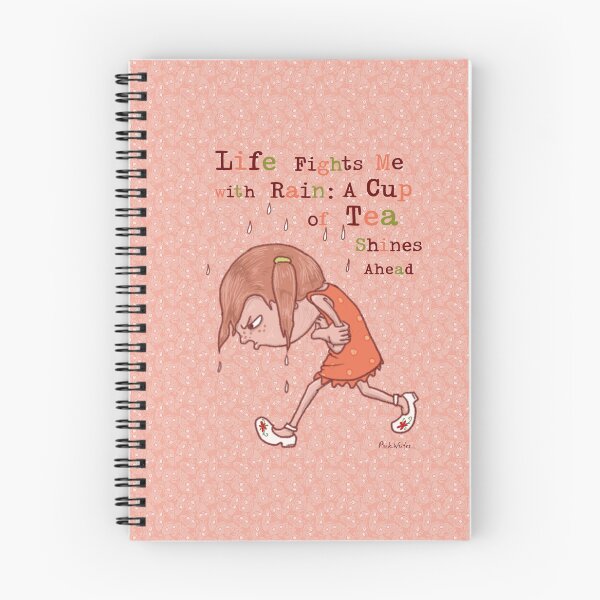 Item preview, Cute Girl Shivering in Rainy Adventure designed and sold by Pink Writer.