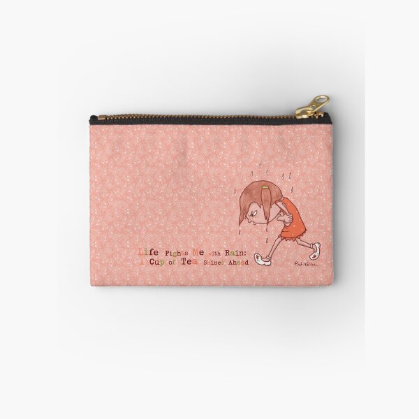 Item preview, Cute Girl Shivering in Rainy Adventure designed and sold by Pink Writer.