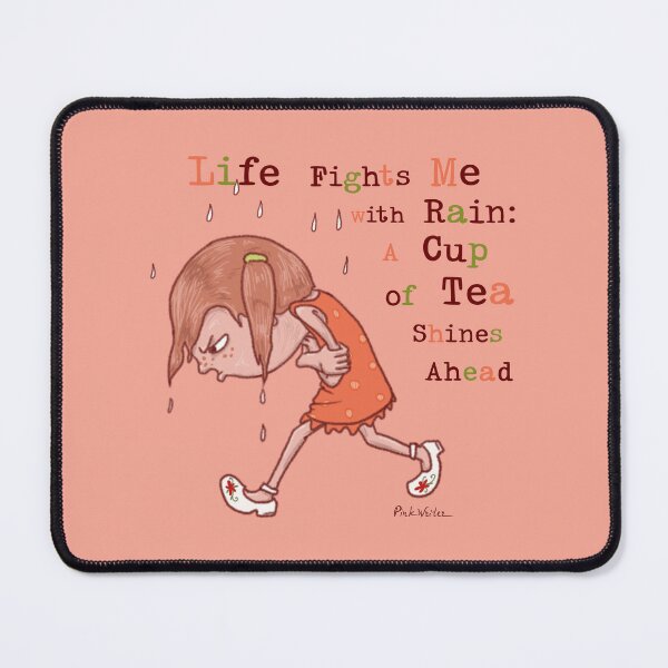 Item preview, Cute Girl Shivering in Rainy Adventure designed and sold by Pink Writer.