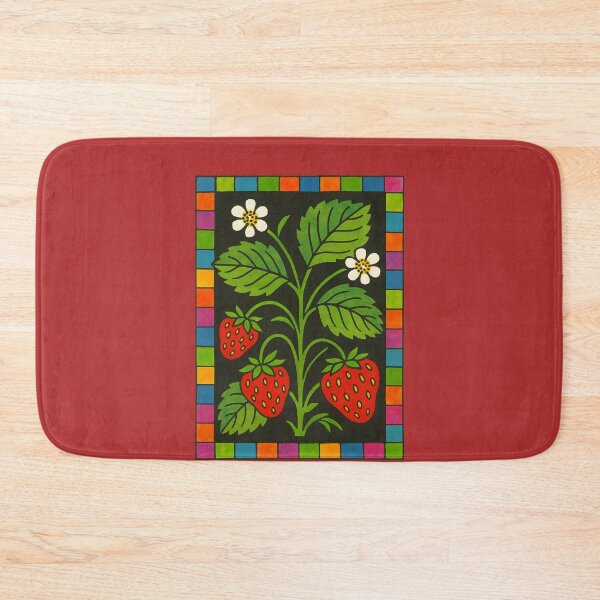 Item preview, Retro Strawberries Vintage Fruit Illustration designed and sold by FrictionMaxxing.