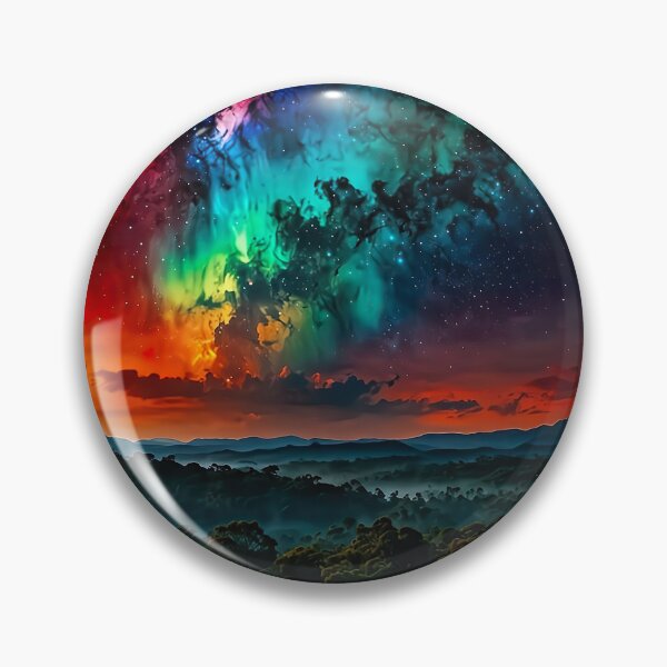 Item preview, Cosmic Valley at dusk designed and sold by PixelParadies.