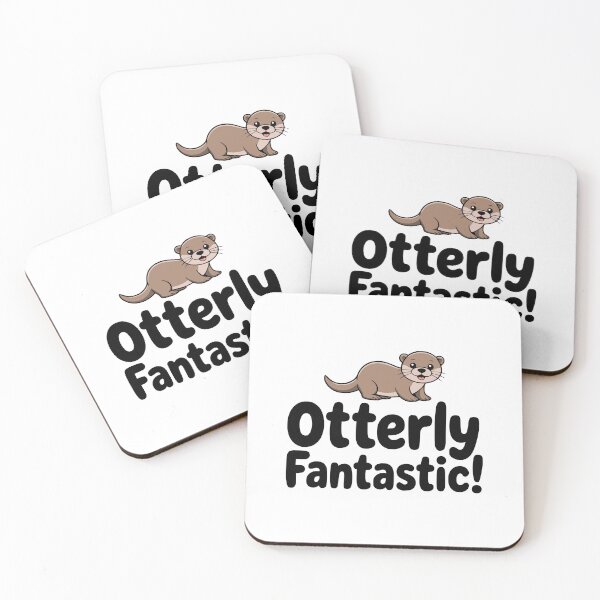 Item preview, Otterly Fantastic! Cute Otter Pun designed and sold by PMCreative.