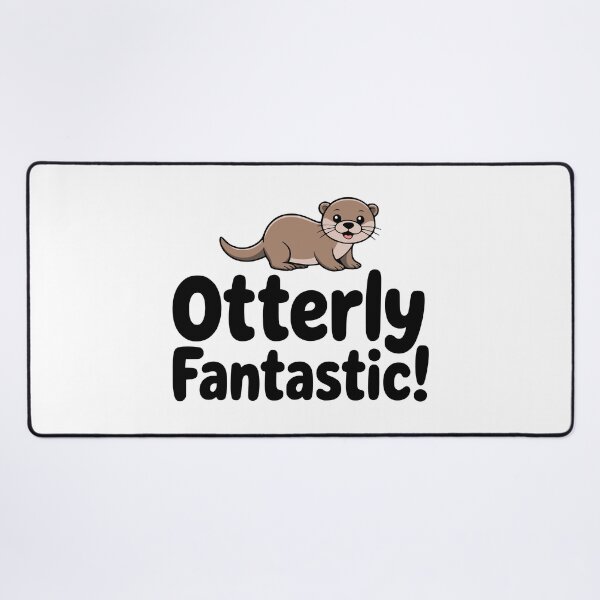Item preview, Otterly Fantastic! Cute Otter Pun designed and sold by PMCreative.