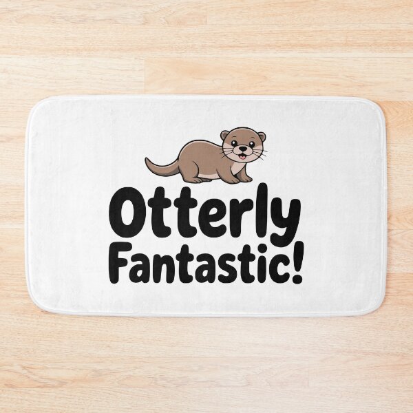 Item preview, Otterly Fantastic! Cute Otter Pun designed and sold by PMCreative.