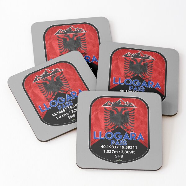 Item preview, Llogara Pass Albania SH8 Motorcycle Sticker T-Shirt 01 designed and sold by OuterShellUK.