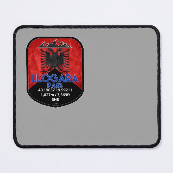 Item preview, Llogara Pass Albania SH8 Motorcycle Sticker T-Shirt 01 designed and sold by OuterShellUK.