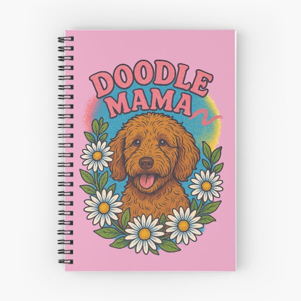 Item preview, Doodle Mama Retro Dog Lover Pet Parent Style designed and sold by FrictionMaxxing.