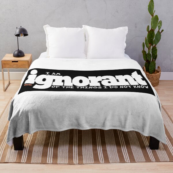 Item preview, I am ignorant - Funny Quote designed and sold by WhimWiz.