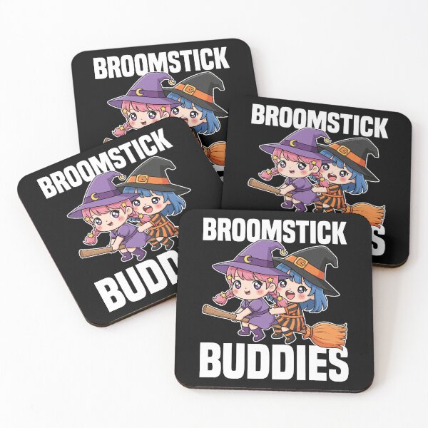 Item preview, BROOMSTICK BUDDIES - WITCH HALLOWEEN designed and sold by KEF Custom.