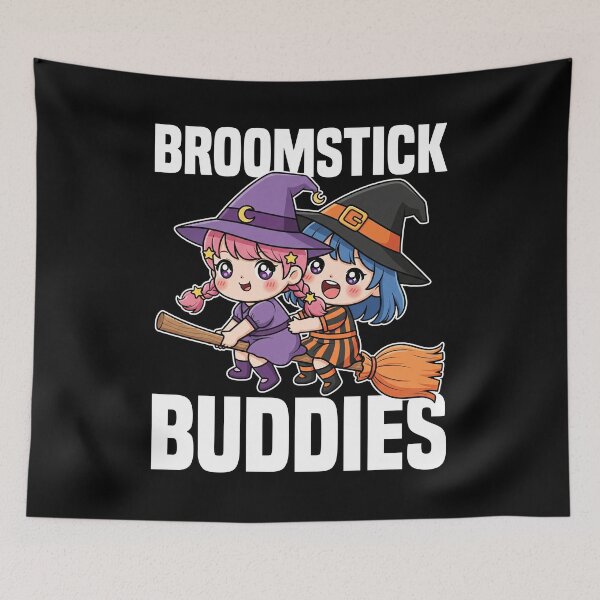 Item preview, BROOMSTICK BUDDIES - WITCH HALLOWEEN designed and sold by KEF Custom.