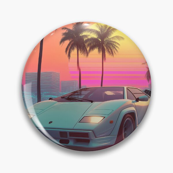Artikelvorschau, Lamborghini Countach Retro Sunset Drive entworfen und verkauft von sweetartbaby.