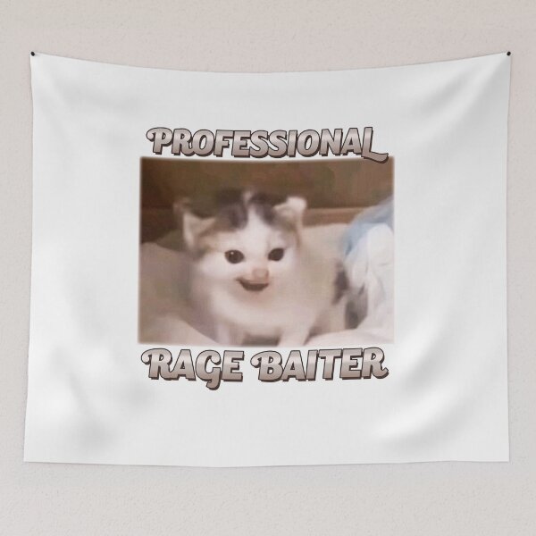 Item preview, Funny Rage Bait Cat Meme designed and sold by AShanDome.